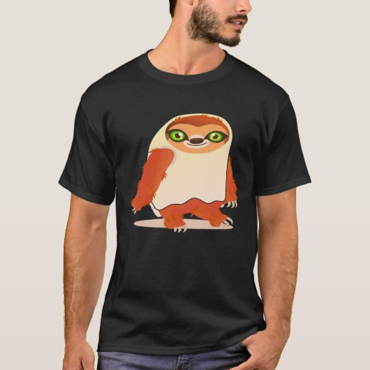 Halloween-Kostüme Faultier Oversized T-Shirt (Vorderseite)