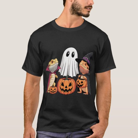 Halloween-Kostüme für Bartdrachen T-Shirt (Vorderseite)