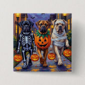 Halloween-Kostüme für Bullmastiff Button (Vorderseite)