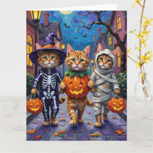 Halloween-Kostüme für persische Katzen Karte