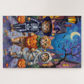 Halloween-Kostüme für persische Katzen Puzzle (Horizontal)