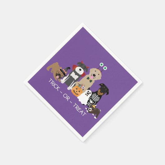 Halloween-Kostüme für Trick oder Behandlung von Ha Serviette (Ecke)