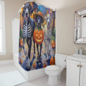 Halloween-Kostüme, großartige Dane-Trick-oder-Trea Duschvorhang (Beispiel)