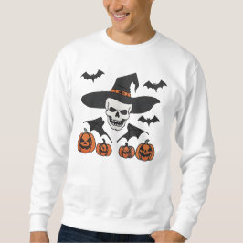 Halloween-Kostüme, gruselige Fledermäuse mit Hutsc Sweatshirt