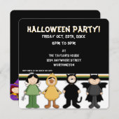Halloween Kostüme Kid's Halloween-Party Einladung (Vorne/Hinten)