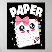 Halloween-Kostüme niedliche Rock Paper Schere Kind Poster (Vorne)