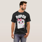 Halloween-Kostüme Rock Paper Schere Kinder Männer T-Shirt (Vorne ganz)