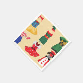 Halloween-Kostüme Serviette (Ecke)