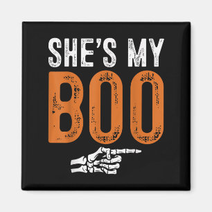 Halloween-Kostüme Sie ist mein Boo-Paar passend Pa Magnet