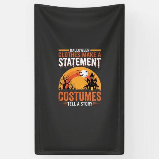 Halloween-Kostüme Statement Spukhaus-Design Banner (Vertikal)