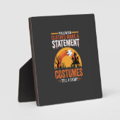 Halloween-Kostüme Statement Spukhaus-Design Fotoplatte (Vorderseite)