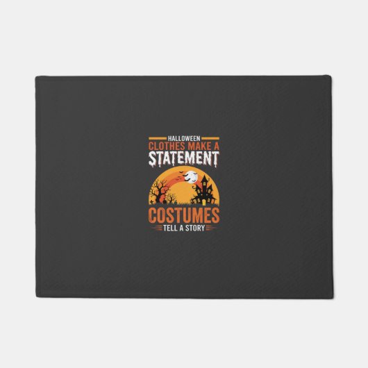 Halloween-Kostüme Statement Spukhaus-Design Fußmatte (Vorderseite)