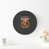 Halloween-Kostüme Statement Spukhaus-Design Große Wanduhr (Zuhause)