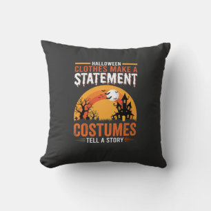 Halloween-Kostüme Statement Spukhaus-Design Kissen