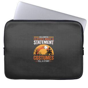 Halloween-Kostüme Statement Spukhaus-Design Laptopschutzhülle