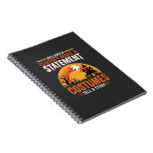 Halloween-Kostüme Statement Spukhaus-Design Notizblock (Rechte Seite)