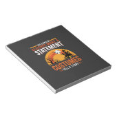 Halloween-Kostüme Statement Spukhaus-Design Notizblock (angewinkelt)