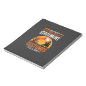 Halloween-Kostüme Statement Spukhaus-Design Notizblock (Rotiert)
