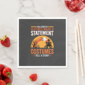 Halloween-Kostüme Statement Spukhaus-Design Serviette (Beispiel)