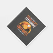 Halloween-Kostüme Statement Spukhaus-Design Serviette (Ecke)