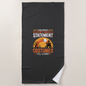 Halloween-Kostüme Statement Spukhaus-Design Strandtuch (Vorderseite)