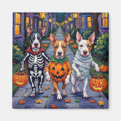 Halloween-Kostüme von Bull Terrier Trick oder Trea Magnet (Vorne)