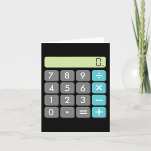 Halloween Kostümmathematik Geek Cool Beängstigend Karte