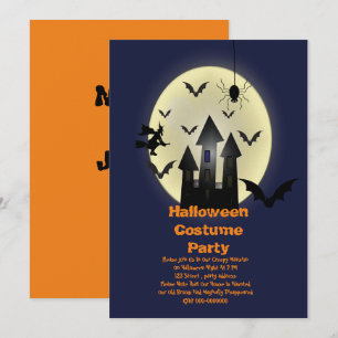 Halloween-Kostümparty-Einladung, Gruseldesign Einladung