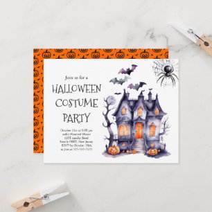 Halloween-Kostümparty-Einladung   Gruselig  Einladung