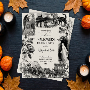 Halloween-Kostümparty Erwachsene Einladung
