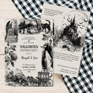 Halloween-Kostümparty Erwachsene Einladung