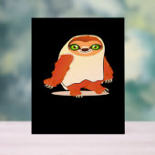 Halloween-Kostümsloth Oversifizierter T - Shirt Acrylschild (Neutral)