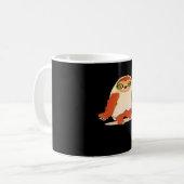 Halloween-Kostümsloth Oversifizierter T - Shirt Kaffeetasse (Vorderseite Links)