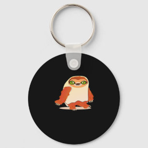 Halloween-Kostümsloth Oversifizierter T - Shirt Schlüsselanhänger
