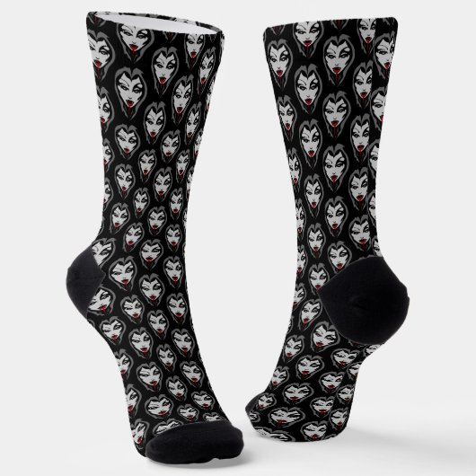 Halloween-Kostümsocken Vampir-Mädchen-Socken Socken (Gewinkelt)