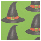 Halloween-Kostümtrick oder Treat-Hexenhut Stoff (Nahaufnahme)