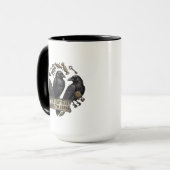 Halloween Krähen Süßigkeiten Streich oder Streich Tasse (Vorderseite Links)