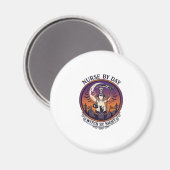 Halloween-Krankenschwester bei Tag_1 Magnet (Vorderseite/Rückseite)