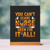 Halloween-Krankenschwester-Design_1 Acrylschild (Neutral)