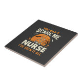 Halloween Krankenschwester Erschrecke Mich Fliese (Seite)