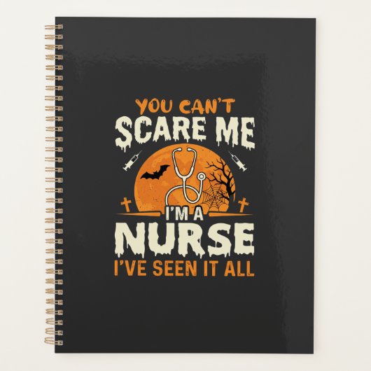 Halloween Krankenschwester Erschrecke Mich Planer (Vorderseite)