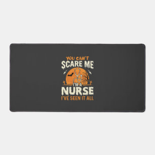 Halloween Krankenschwester Erschrecke Mich Schreibtischunterlage
