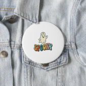 Halloween Krankenschwester Gruseliger Geist Retro  Button (Beispiel)