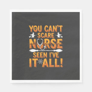 Halloween-Krankenschwester Hat Alles Gesehen Desig Serviette