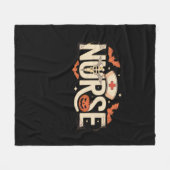 Halloween Krankenschwester Klassischer T - Shirt Fleecedecke (Vorderseite (Horizontal))