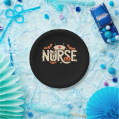 Halloween Krankenschwester Klassischer T - Shirt Pappteller (Party)