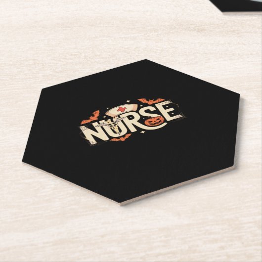 Halloween Krankenschwester Klassischer T - Shirt Untersetzer (angewinkelt)