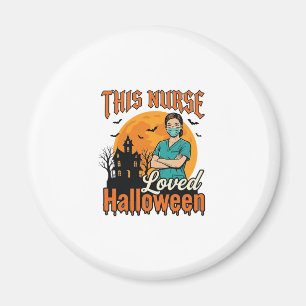 Halloween-Krankenschwester Liebte Halloween Vintag Magnet