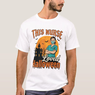 Halloween-Krankenschwester mochte Halloween Vintag T-Shirt