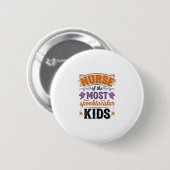 Halloween-Krankenschwester Spooktacular Kinder Vin Button (Vorne & Hinten)